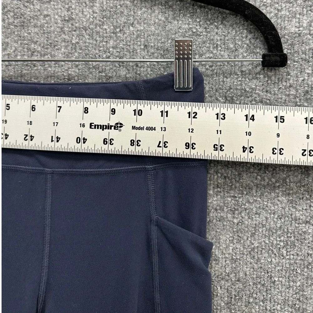 Athleta Girl High Rise Stash Your Treasures Tight Navy Blue Leggings XL 14